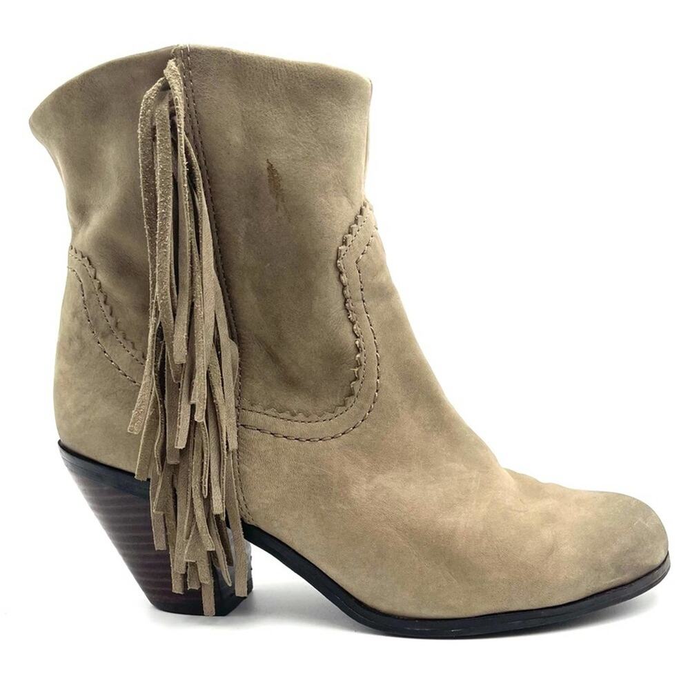 sam edelman louie light sage green booties size 6